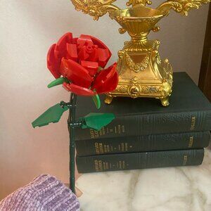 Lego Red Rose Faux Flower Assembled